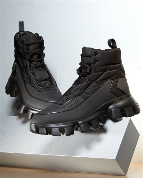 prada cloudbust thunder yellow and black|Prada cloudbust thunder boots.